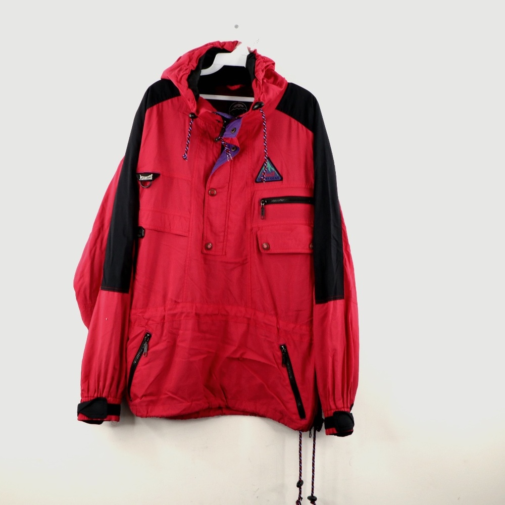 Vintage Streetwear Pullover Hooded Anorak Jacket